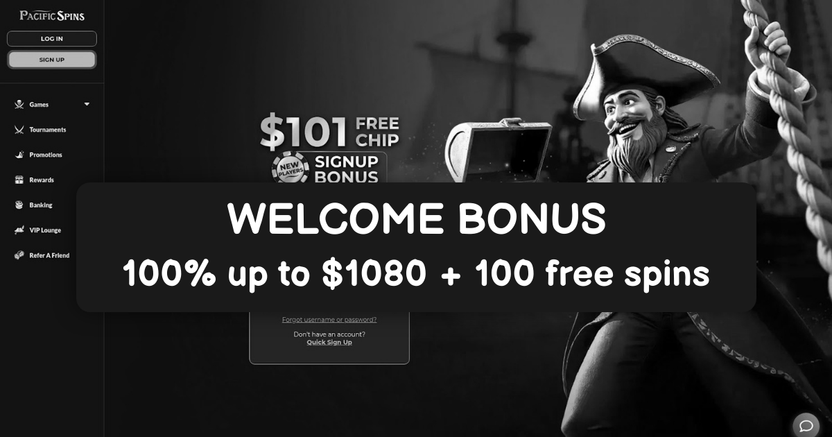 Pacifics Spins - Top Online Slots & Exciting Bonus